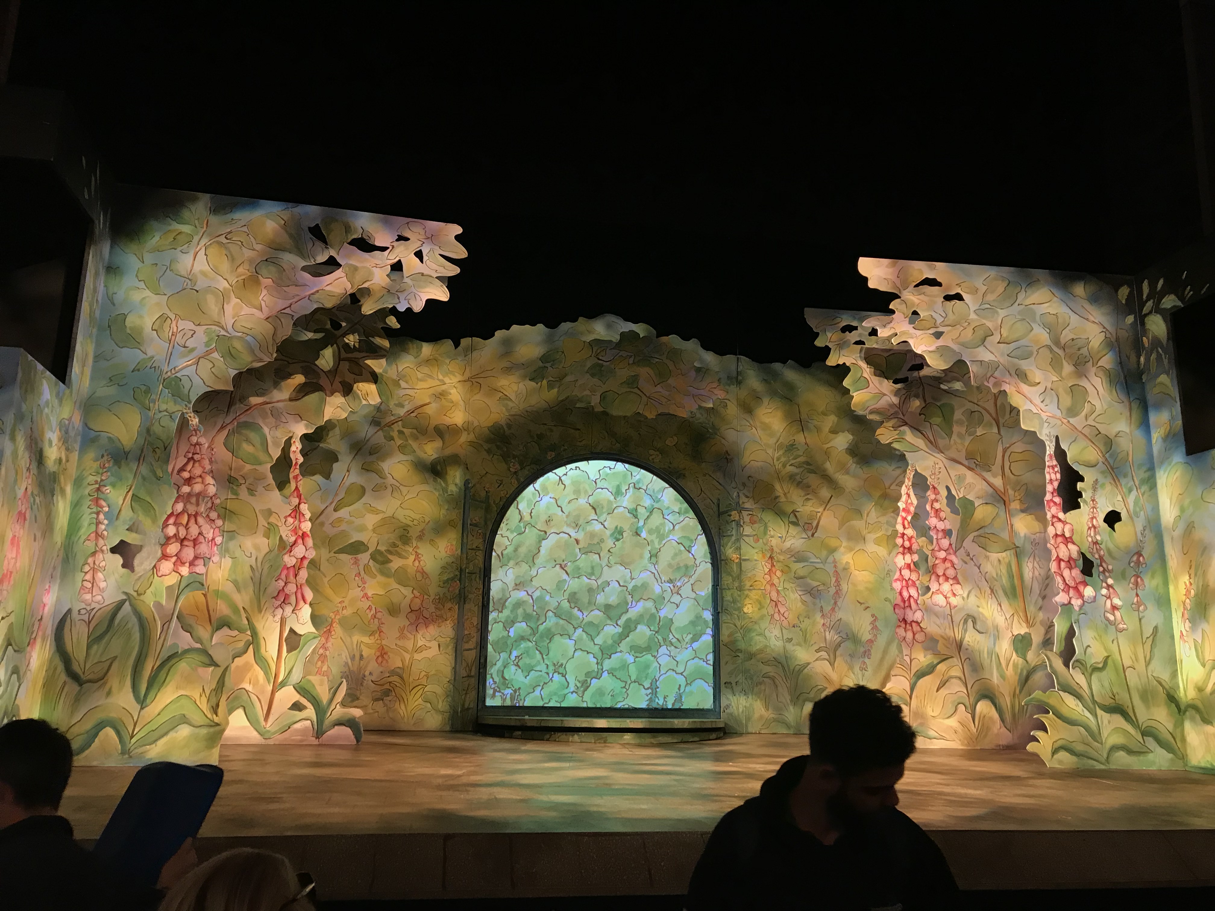 the set of where is peter rabbit at the haymarket theatre