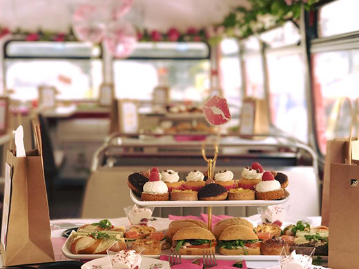 sweet treats on board the B Bakery bus