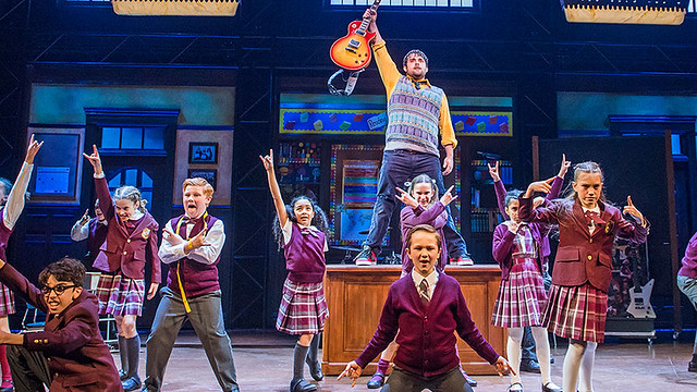 school of rock the musical on stage