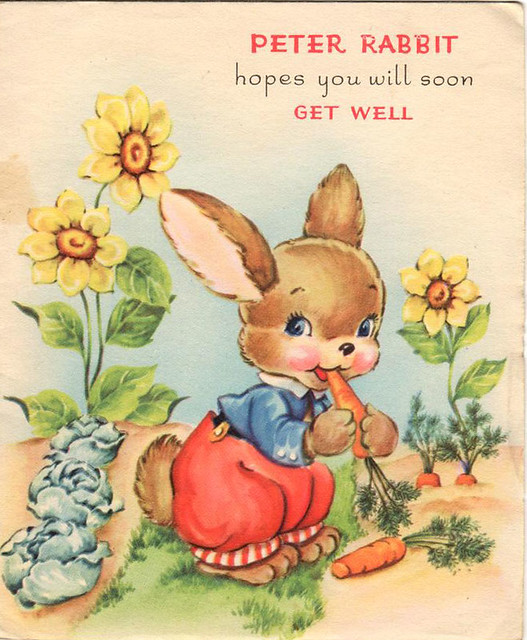 Peter Rabbit get well soon
