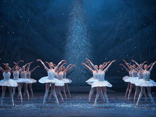 Ballet dancers in The Nutcracker