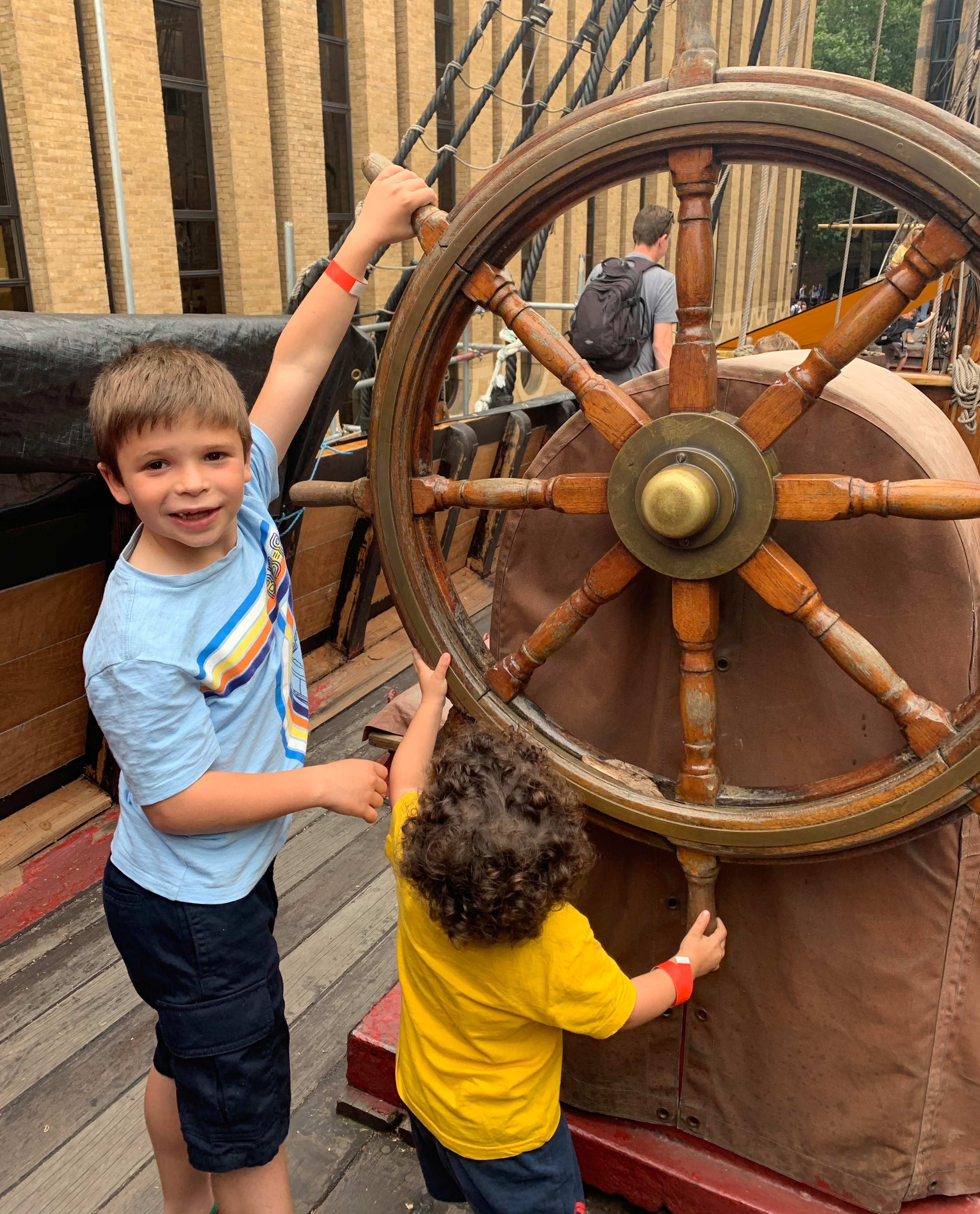 two captains steering the Golden HInde
