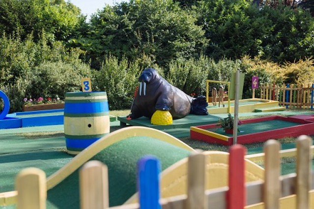 Plonk Crazy Golf course at the Horniman Museum