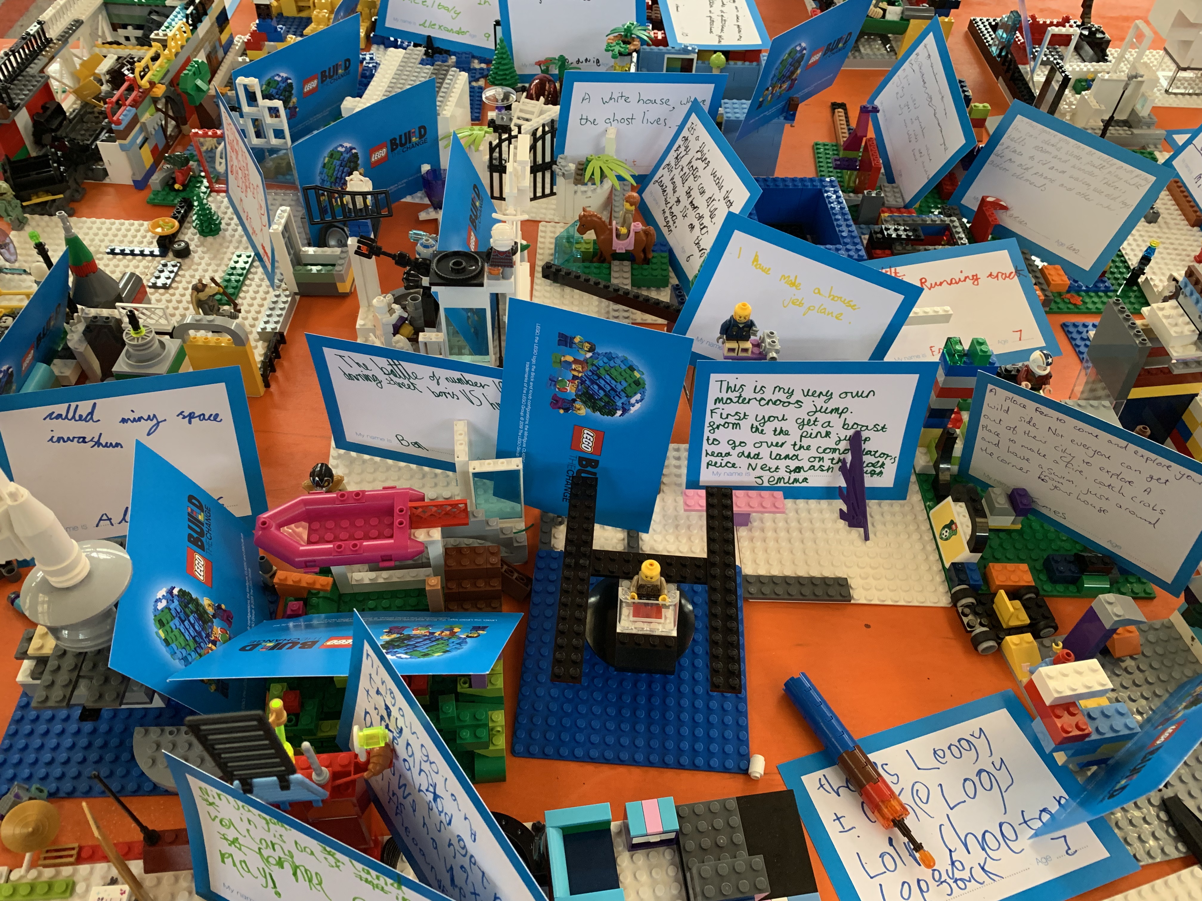 LEGO creations from Build the Change