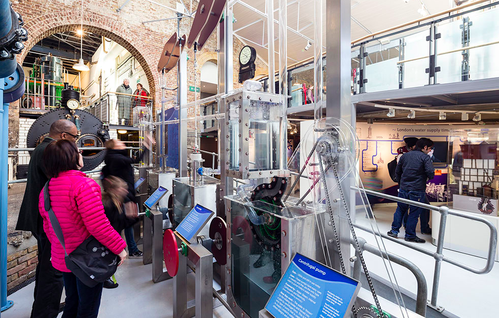 water fun at london museum of water and steam