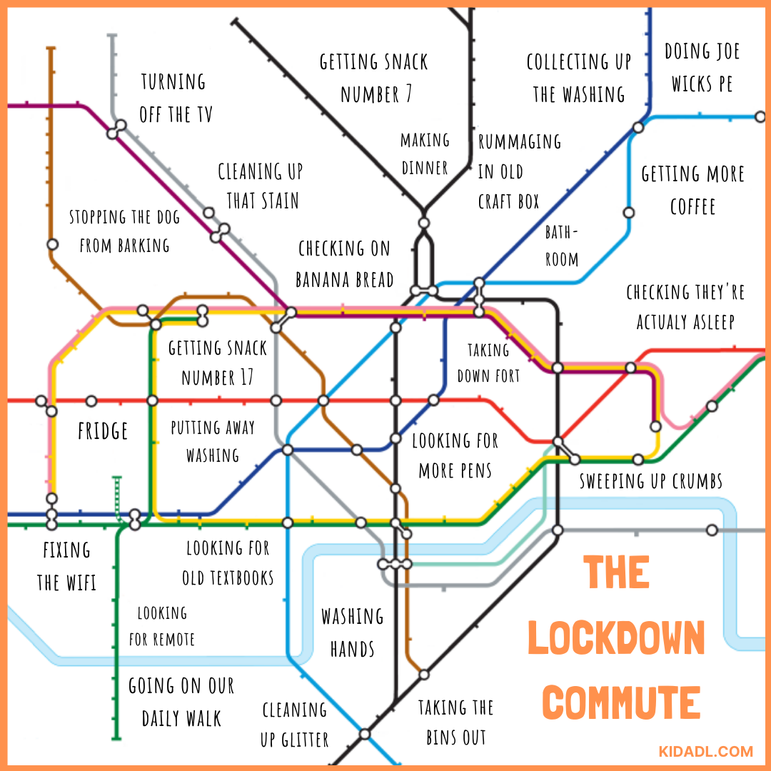 commuting in lockdown