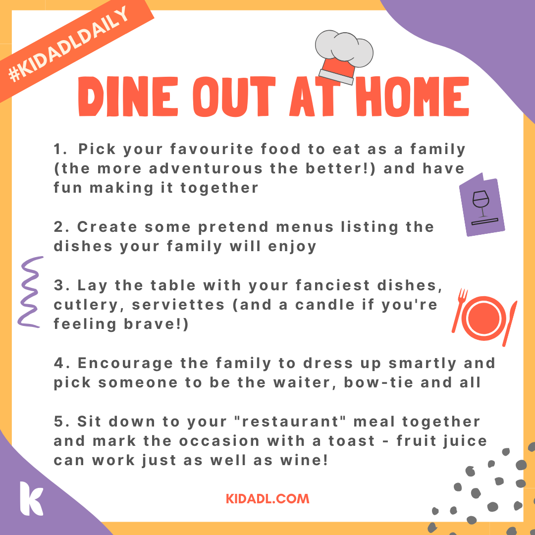 restaurant at home
