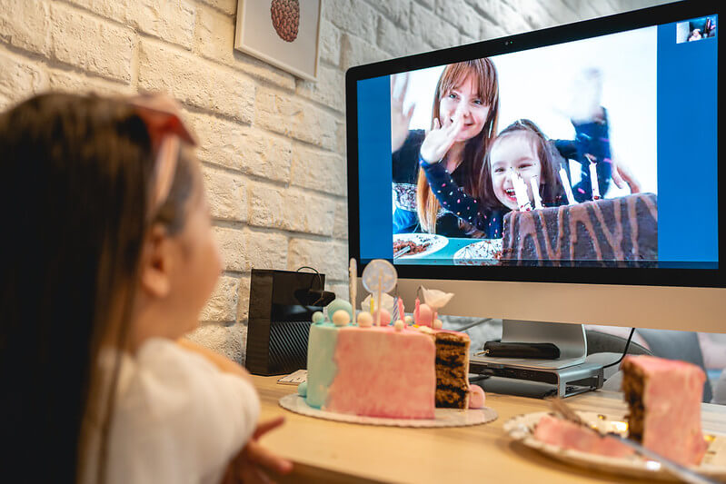 Virtual party to stay connected