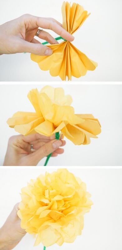Paper Marigold Instruction