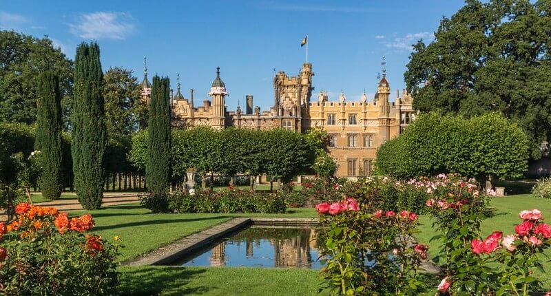 Knebworth House, near the Knebworth Dinosaur Trail