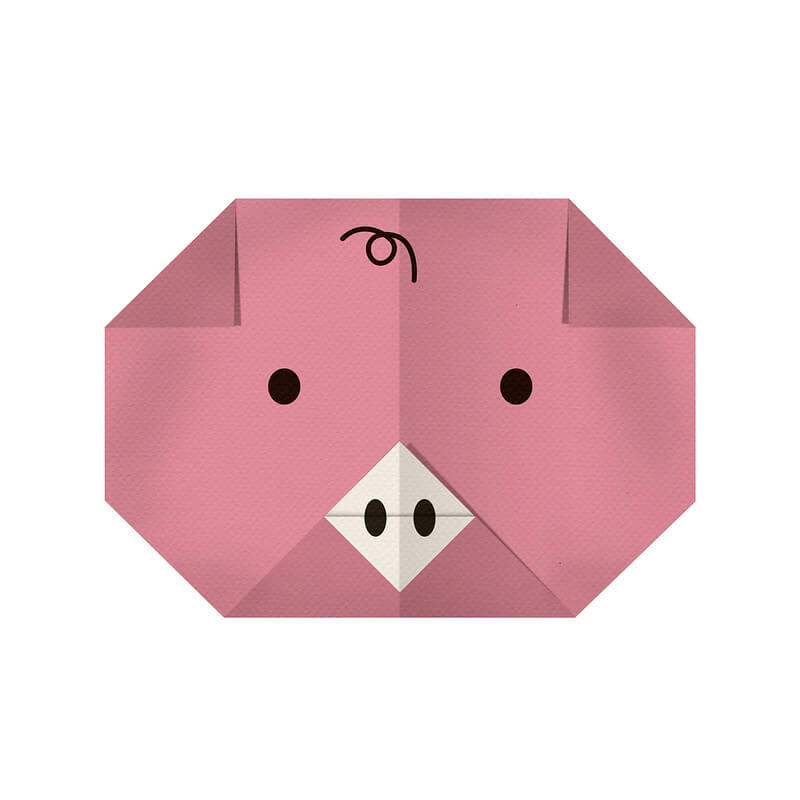 How To: Origami Pig