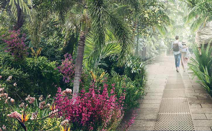 couple at royal botanic gardens kew