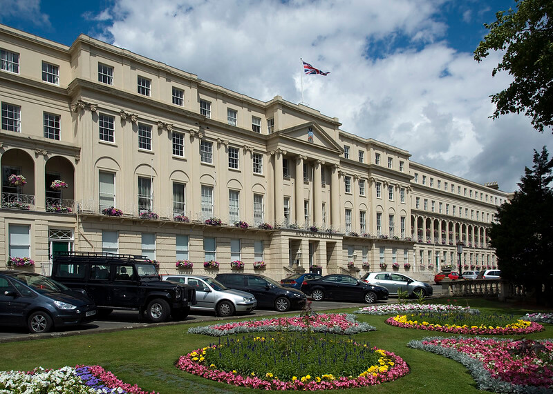 Cheltenham Municipal Offices are a beautiful site on your Cotswold Family Holidays
