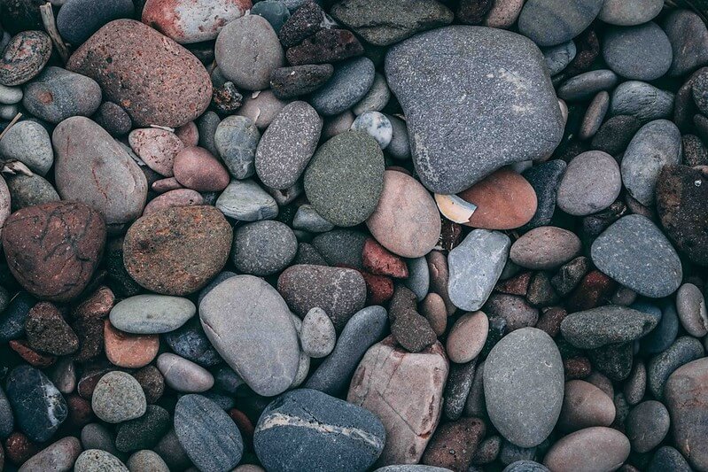 A pile of rocks, inspiration for rock puns