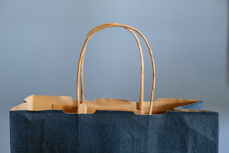 Paper bag for post-lockdown shopping
