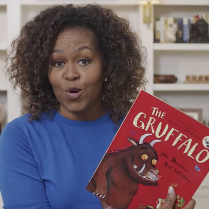Michelle Obama Reading Stories