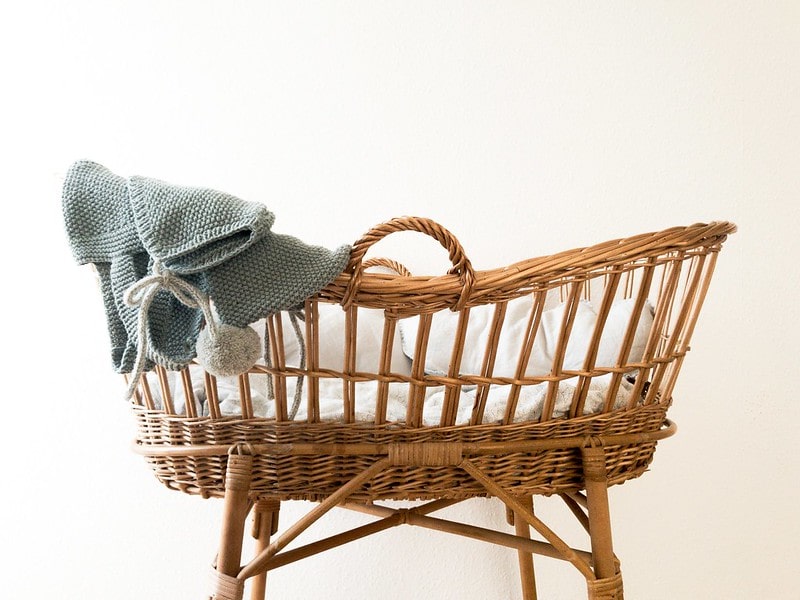 Bassinet, owned by parents considering African boy names.