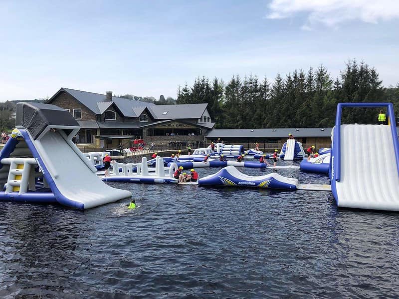 The Aquapark in Hidden Valley Resort, one of our favourite family holidays in Ireland