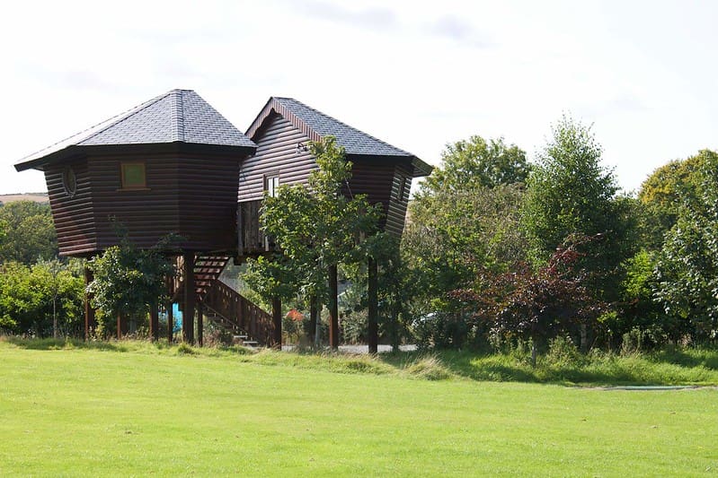 Glamping huts in Rivervalley Holiday Park, a lovely idea for family holidays in Ireland.