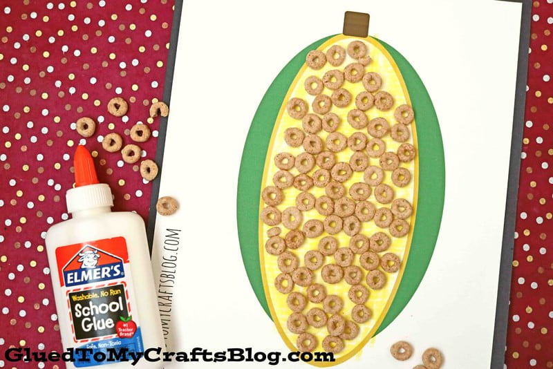 Paper cheerio sweetcorn harvest activities and crafts