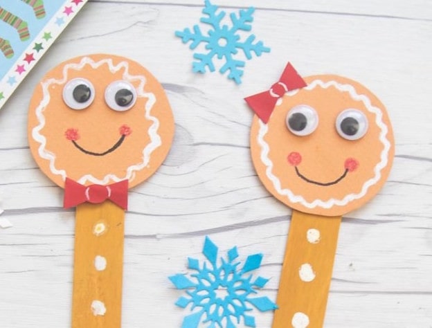 Gingerbread Men Bookmarks Gingerbread Man Craft