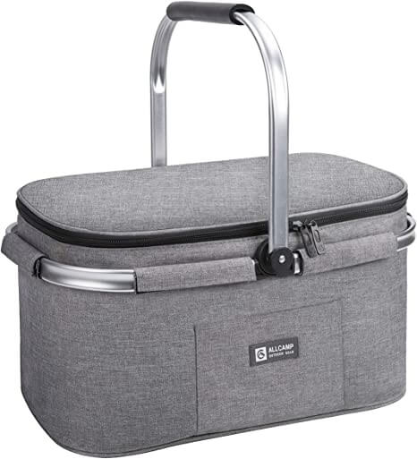 grey picnic holdall by ALLCAMP