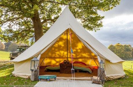 5 Metre Waterproof Cotton Canvas Bell Tent.