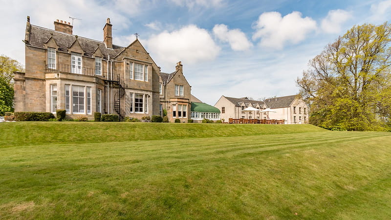 Old-fashioned architecture of Norton House Hotel.