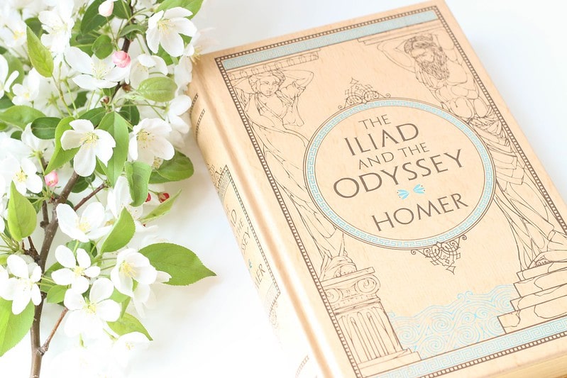 The Iliad and the Odyssey book, inspiration for Greek names.