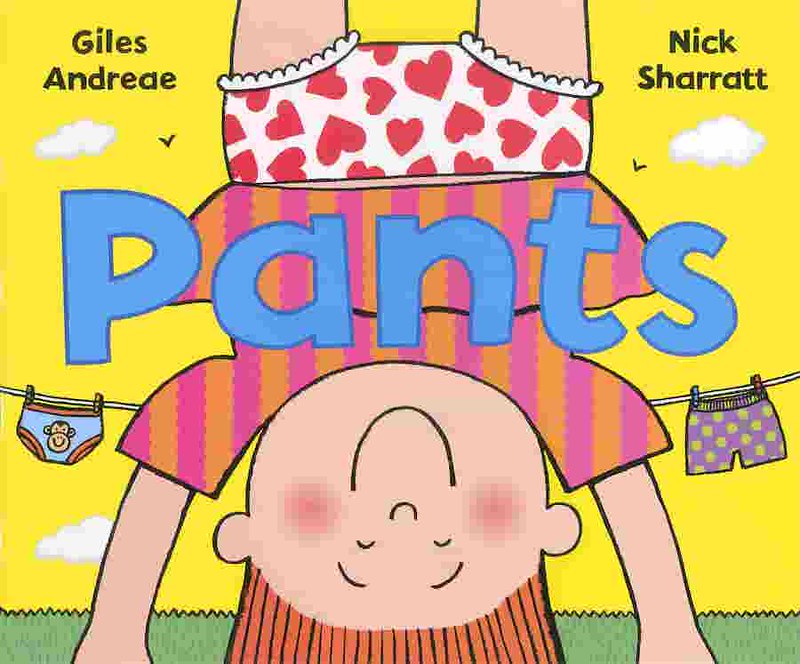 Cover of Pants: a young girl smiling hanging upside down, with her underpants showing.