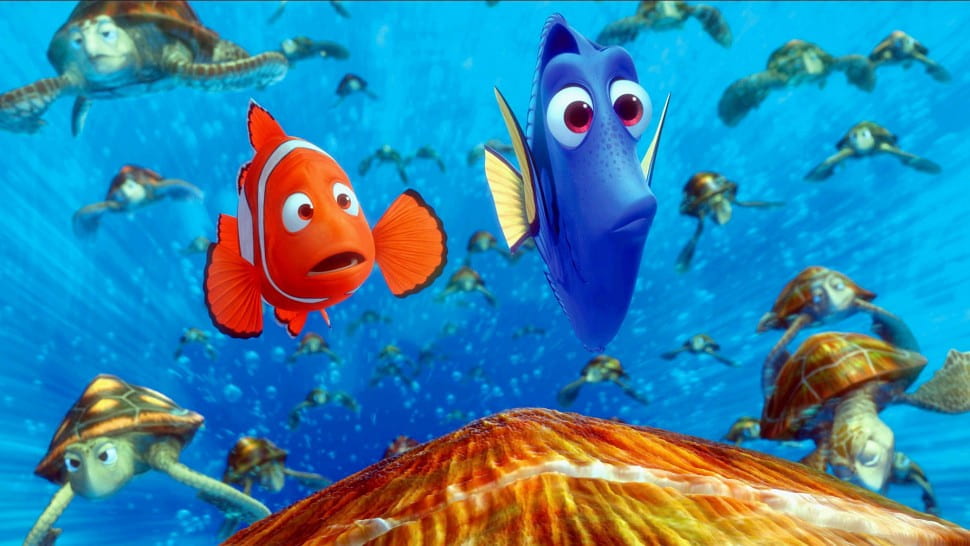 A still shot from Finding Nemo.