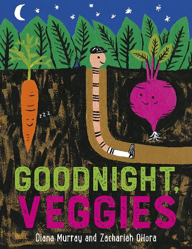 Cover of 'Goodnight, Veggies' by Diana Murray.