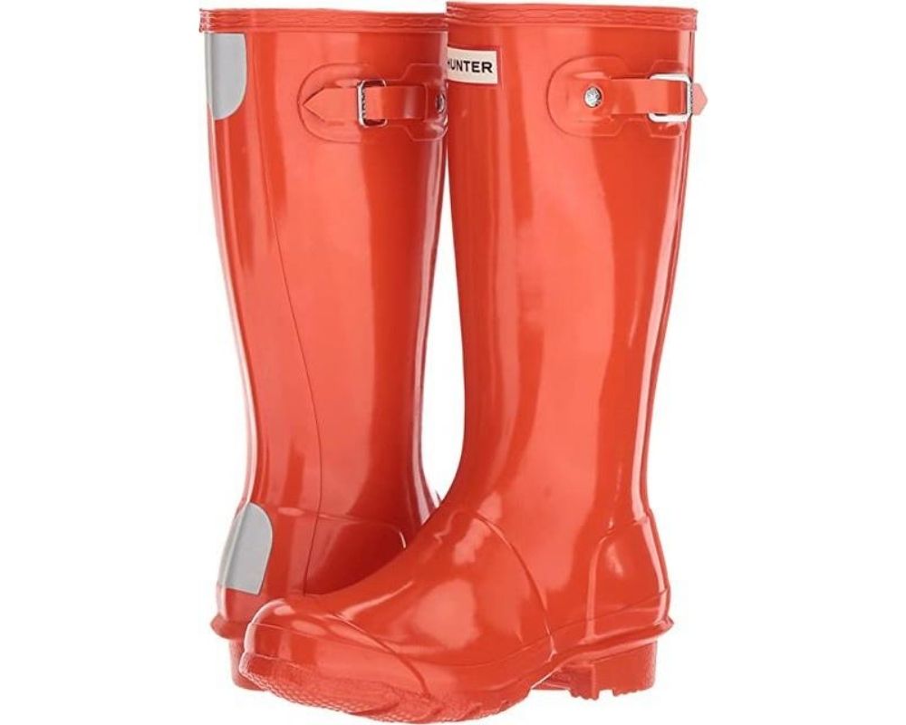 Pair of kids' Hunter wellies.