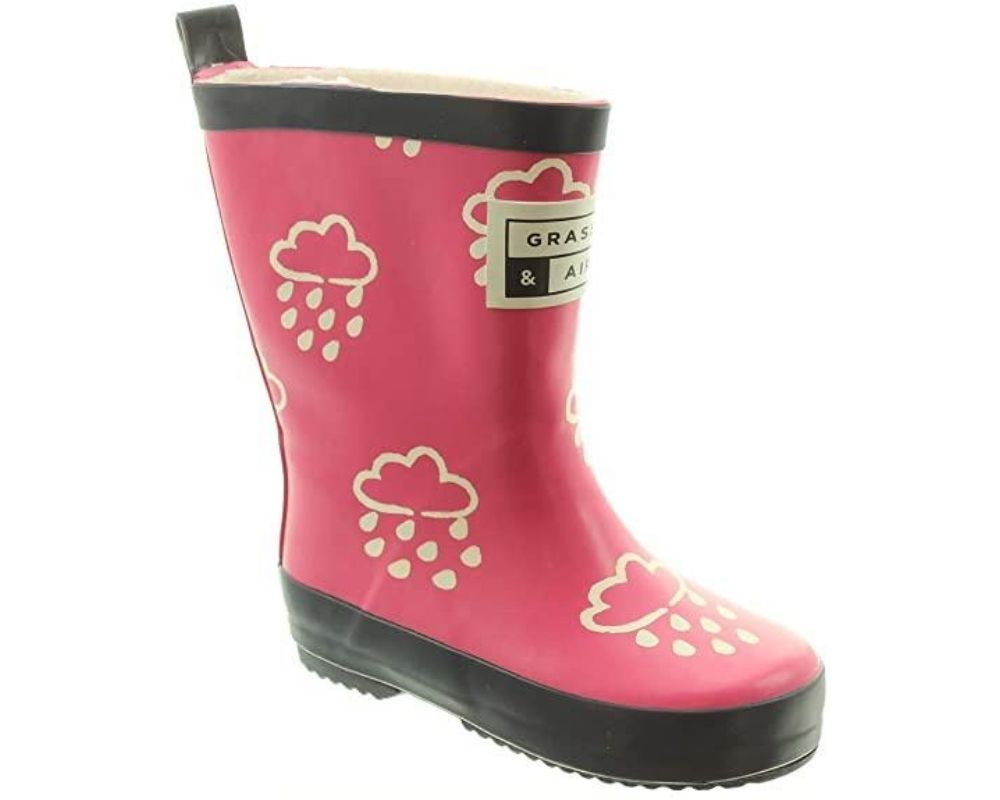 Pink Grass and Air Colour Changing Wellies.