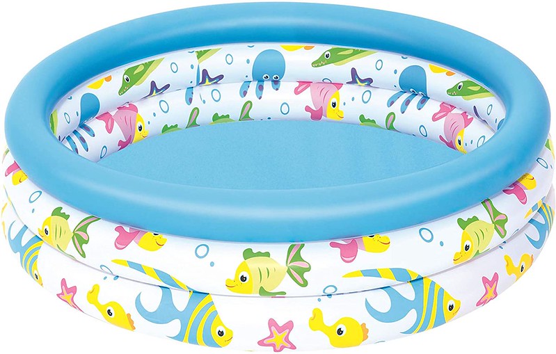 Bestway Ocean Life Pool from Amazon, with underwater-themed decorative edge.