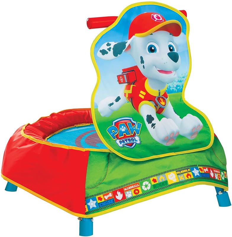 A Paw Patrol themed Kids Active Paw Patrol Trampoline.