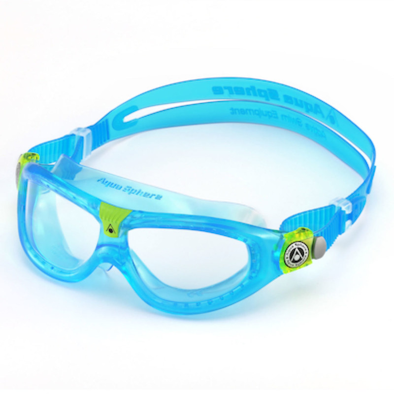 Blue Aqua Sphere Seal Kids 2.0 Goggles.