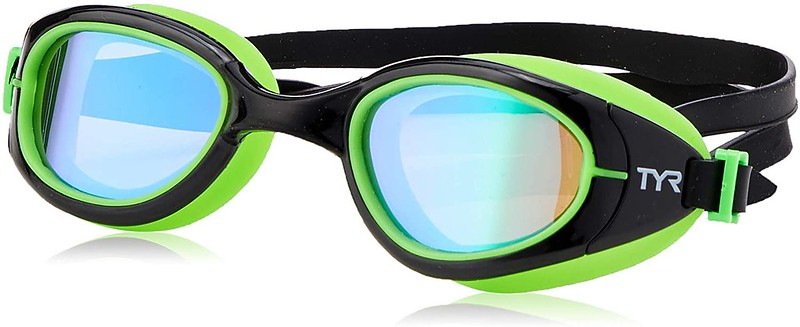 The YR Specialised 2.0 Polarised Goggles in black and green with polarised lenses.