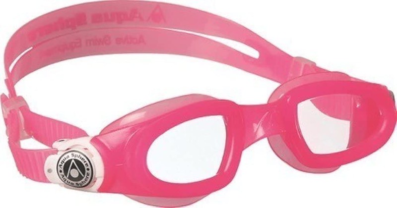 Pink Aqua Sphere Moby Kids Goggles.