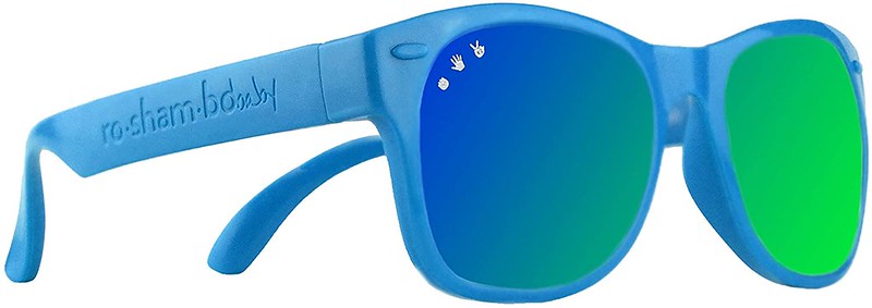 Blue Roshambo Unbreakable Kids Sunglasses.