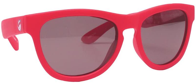 Red Mini Shades Kids Polarised Sunglasses.