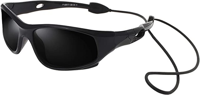 Black Vatter TR90 Unbreakable Sports Sunglasses.