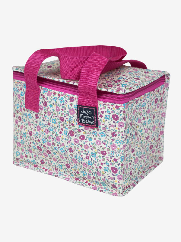 Pink floral Jojo Maman Bebe Insulated Bag.