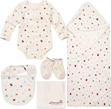 A With Organic Newborn Gift Set.