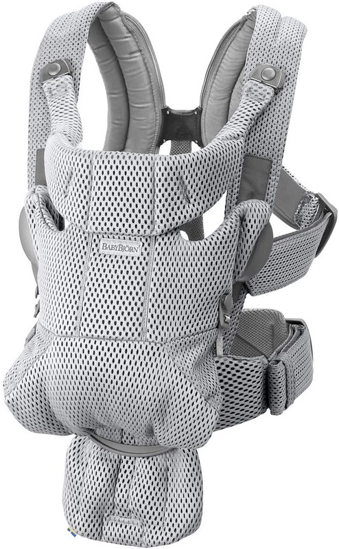 A Baby Bjorn Baby Carrier.