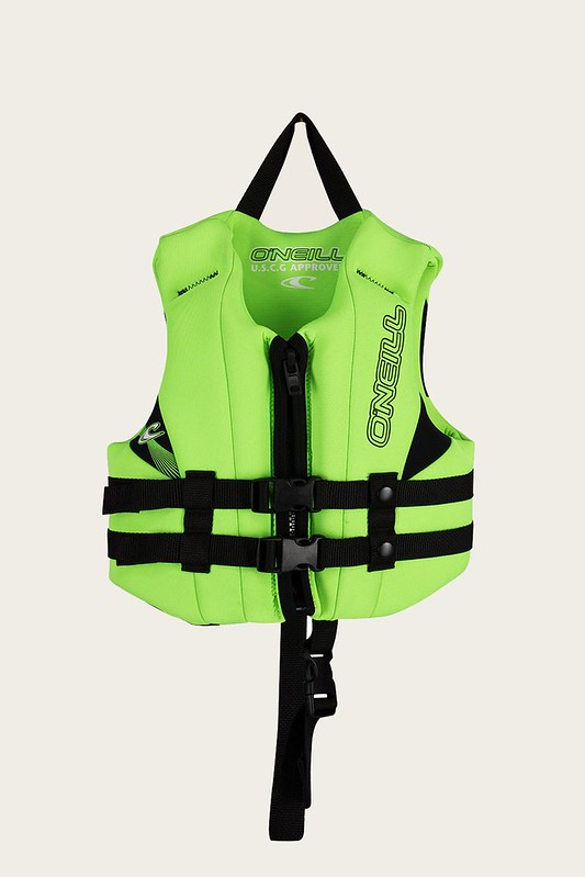 Neon green Child Reactor USCG Vest.