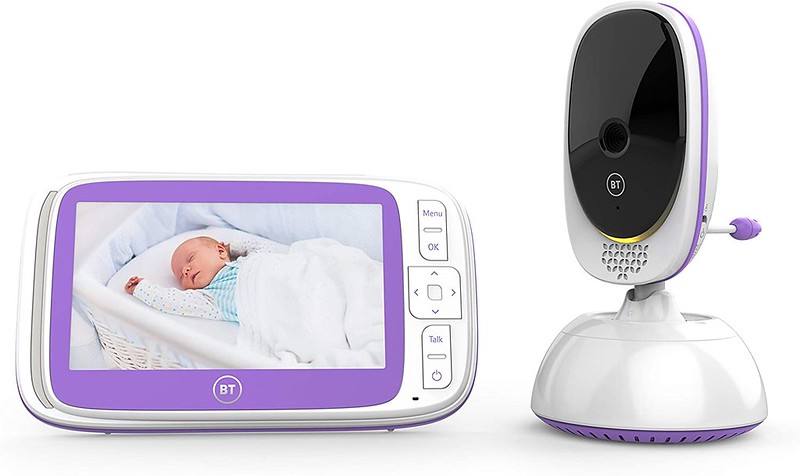 Baby on the screen of the BT Video 6000 Baby Monitor.
