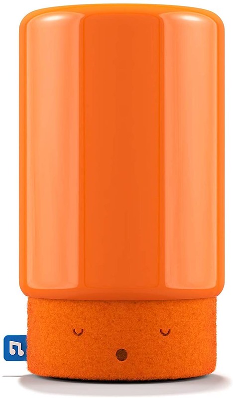 An orange Bleep Bleeps Suzy Snooze Audio Wi-Fi Monitor.