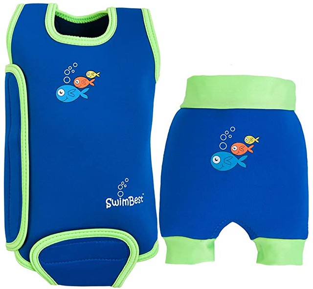 A Wetsuit & Nappy Set.