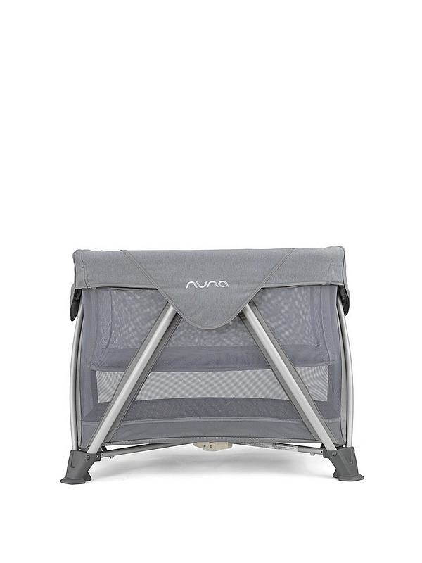 Grey Nuna Sena Aire Travel Cot.